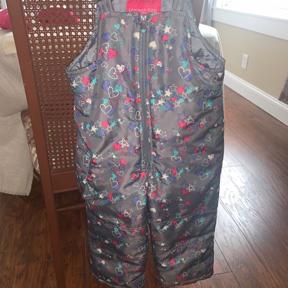 London Fog Toddler Girl Snow bib